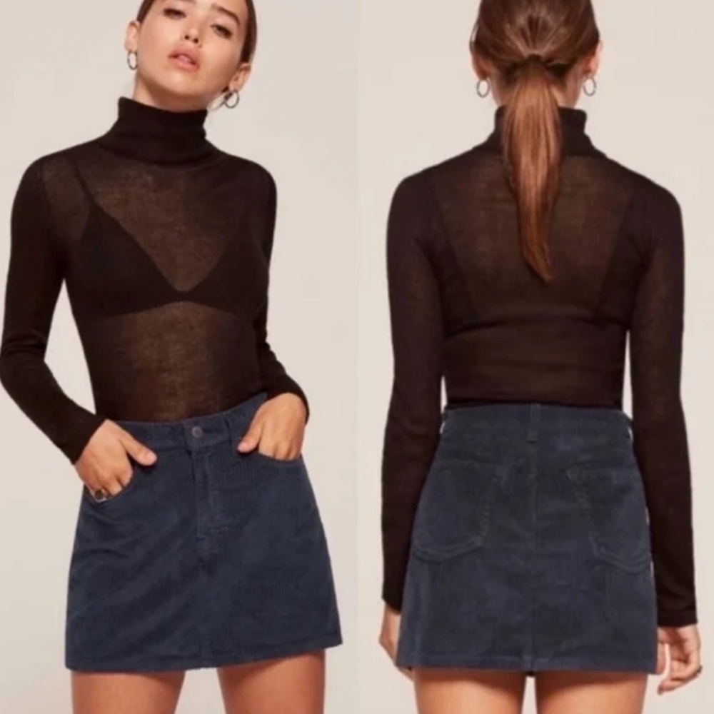 Reformation Abbey Corduroy skirt